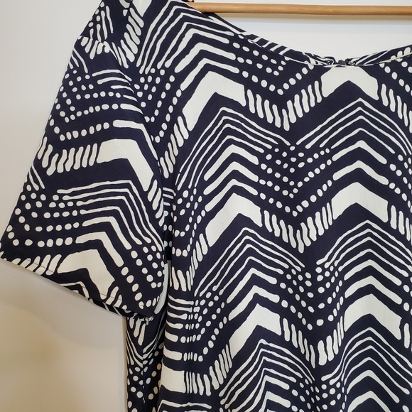 J.Crew Navy and White Romper - Picture 4 of 5